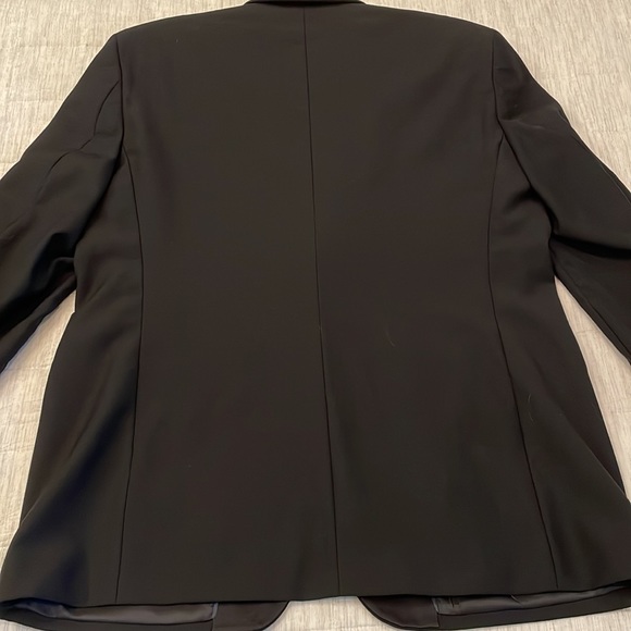 RALPH LAUREN Formal/Tuxedo Worsted Wool Sport Coat Jacket BLACK / Size 46R - Picture 7 of 12